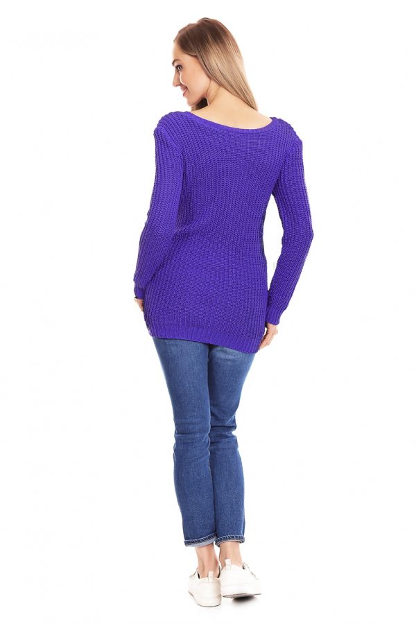 Violet Pregnancy Sweater in Sweter Ciążowy with Acrylic