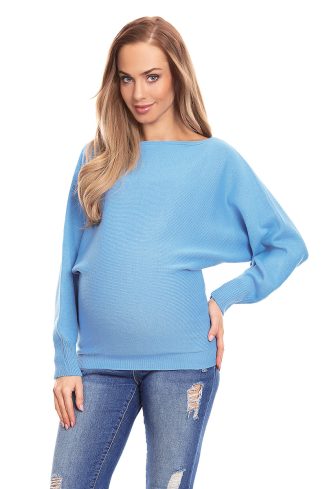 blue Pregnancy sweater model 94497 PeeKaBoo