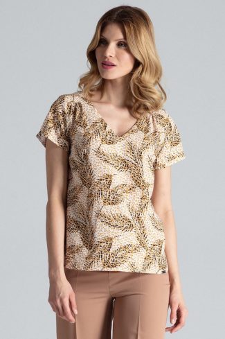 multicolor Blouse model 132476 Figl