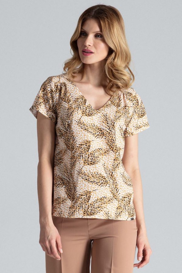 multicolor Blouse model 132476 Figl
