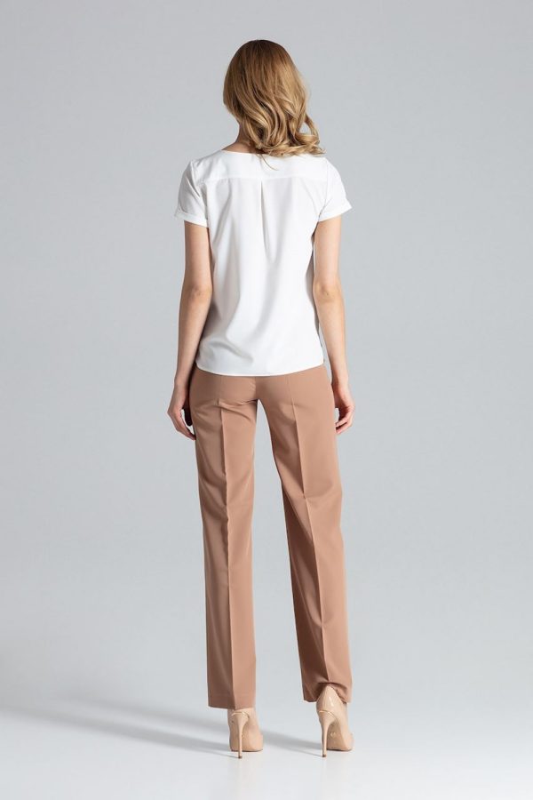 beige Blouse model 132477 Figl