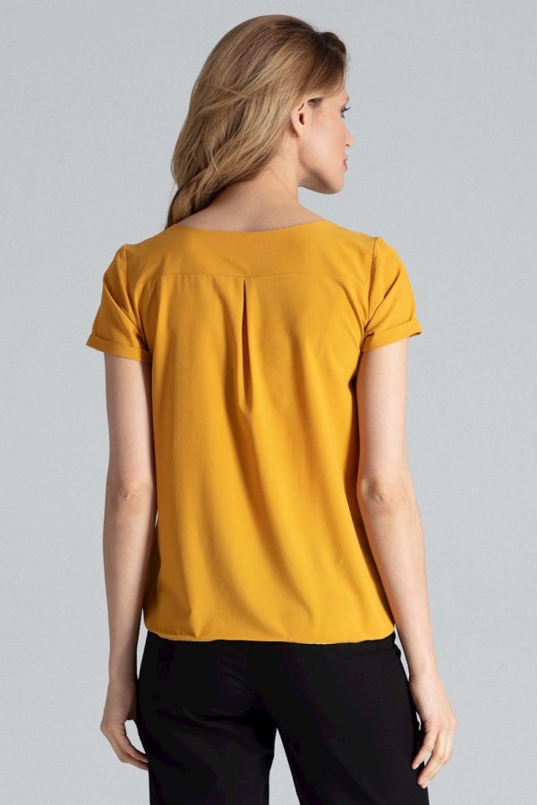 yellow Blouse model 132479 Figl