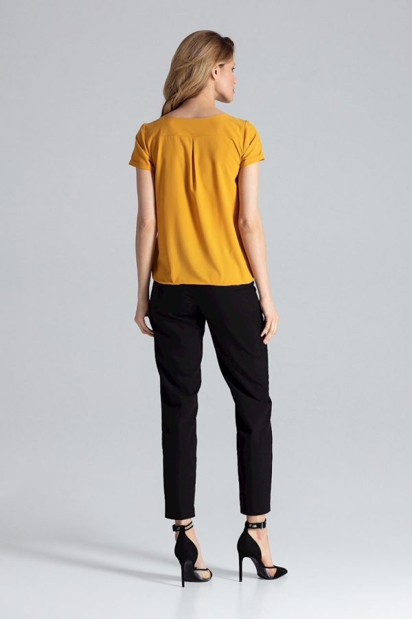 yellow Blouse model 132479 Figl