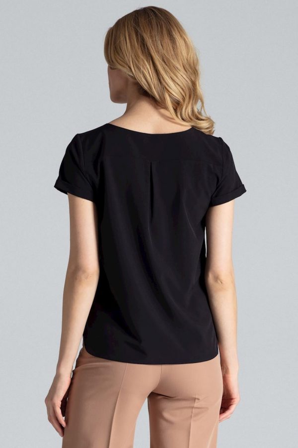 black Blouse model 132480 Figl