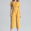 Yellow Suit in Playsuits For Women with Polyester and Viscose