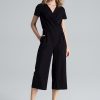 Black Suit in Playsuits For Women with Polyester and Viscose