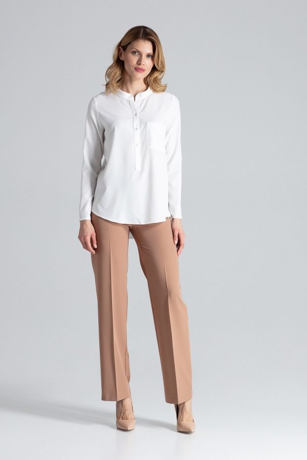 beige Blouse model 132486 Figl