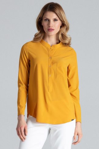 yellow Blouse model 132488 Figl