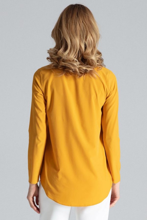 yellow Blouse model 132488 Figl
