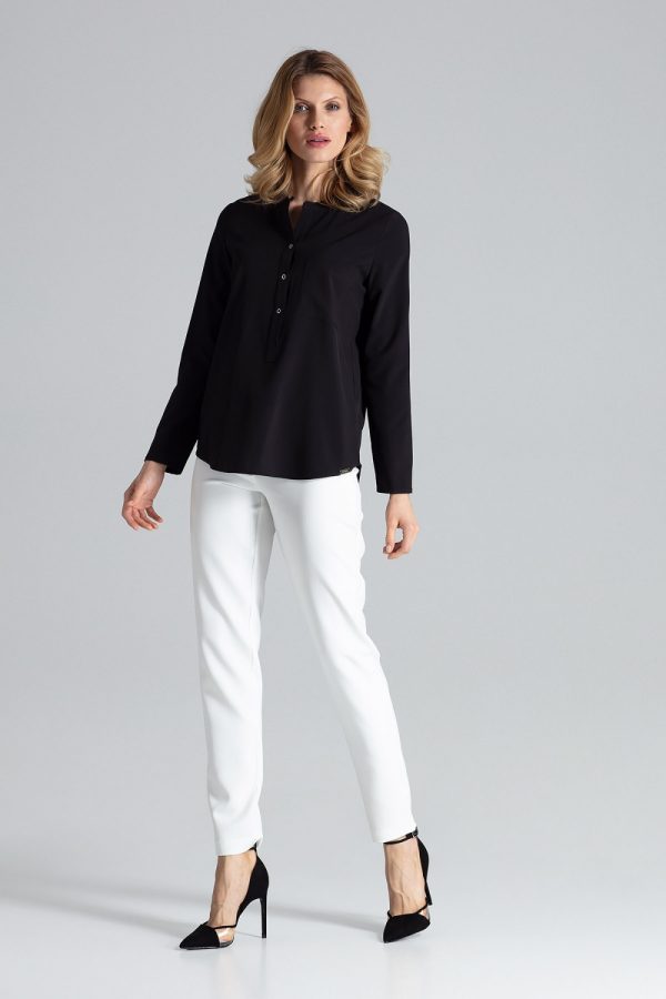 black Blouse model 132489 Figl