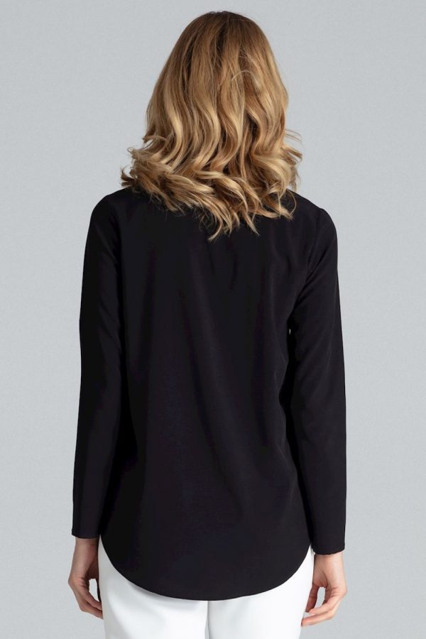 black Blouse model 132489 Figl