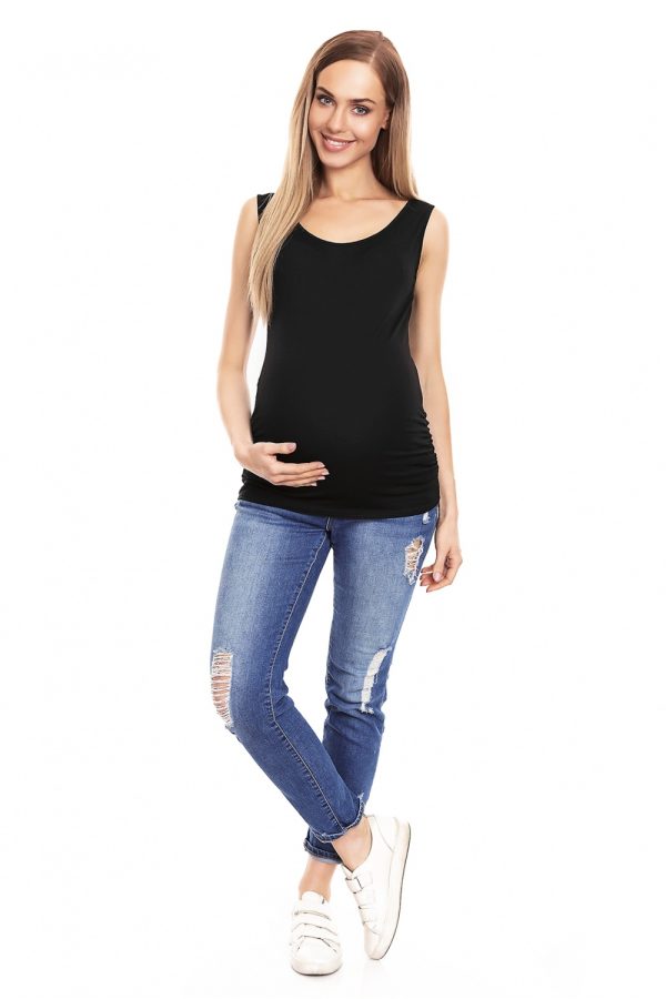 black Maternity T-shirt model 132608 PeeKaBoo