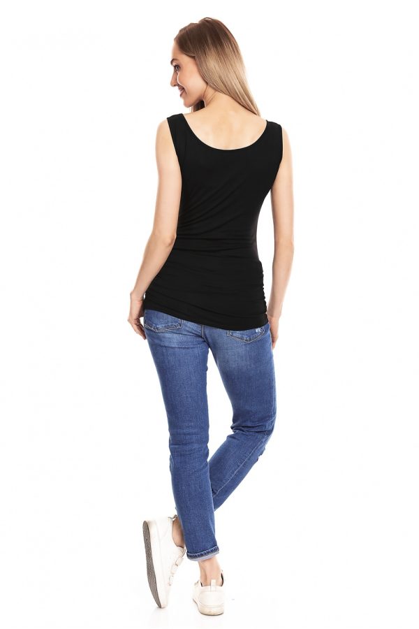 black Maternity T-shirt model 132608 PeeKaBoo
