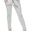Grey Women Trousers in Casual Pants For Women with Cotton and Spandex