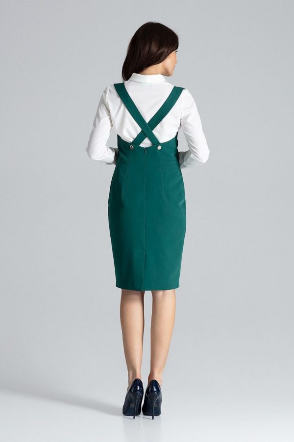 Green Daydress in Day Dresses with Polyester and Viscose