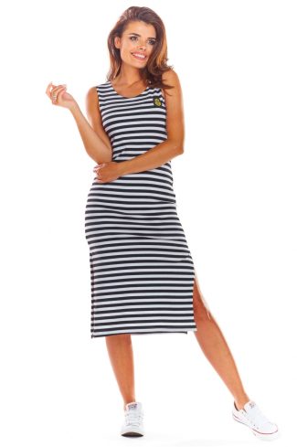 Black Daydress in Day Dresses of Cotton and Lycra