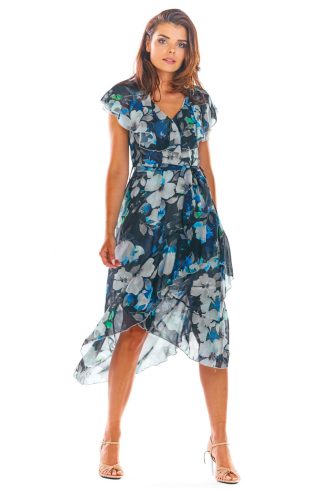 Navy Blue Cocktail Dress in Formal Dresses, Cocktail Dresses with Polyester