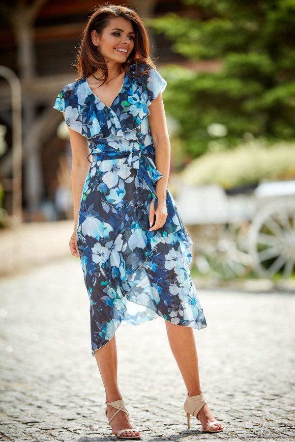 Navy Blue Cocktail Dress in Formal Dresses, Cocktail Dresses with Polyester