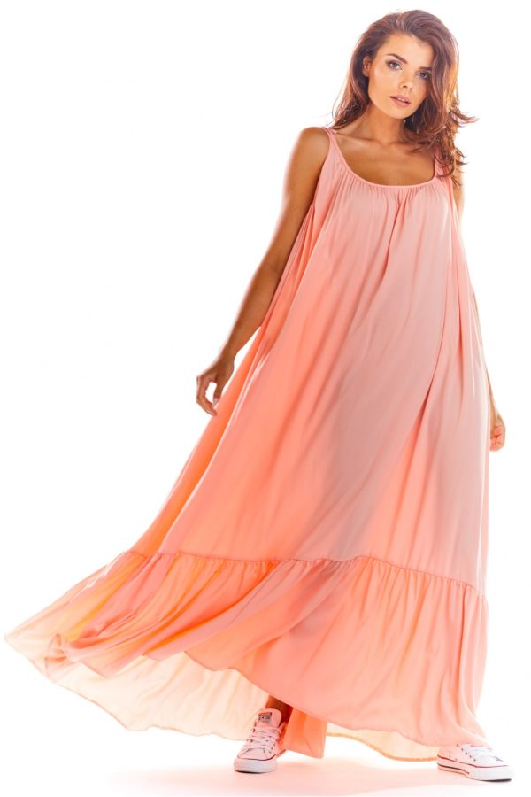 Pink Daydress in Day Dresses with Spandex and Viscose