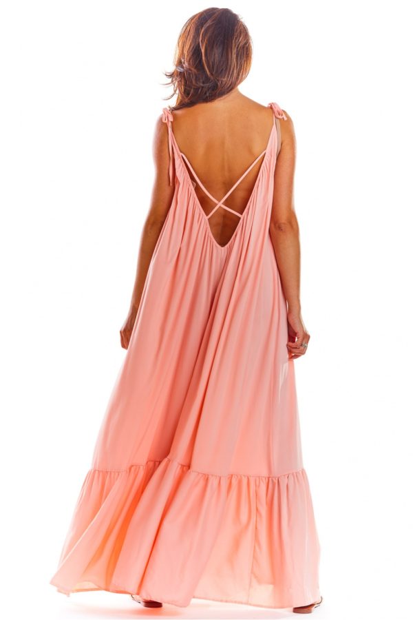Pink Daydress in Day Dresses with Spandex and Viscose