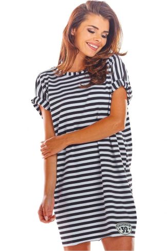 Black Daydress in Day Dresses with Cotton and Lycra