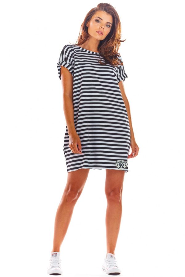 Black Daydress in Day Dresses with Cotton and Lycra