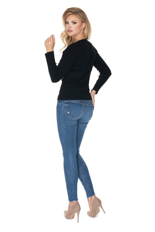 black Blouse model 134582 PeeKaBoo