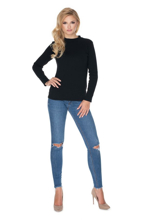 black Blouse model 134584 PeeKaBoo