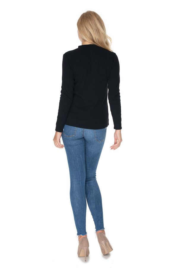 black Blouse model 134584 PeeKaBoo