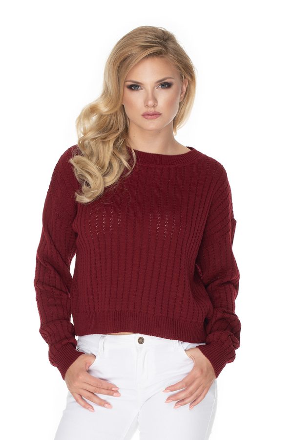 Red Jumper in Sweaters, Pullovers, Jumpers, Turtlenecks, Boleros, Shrugs with Acrylic
