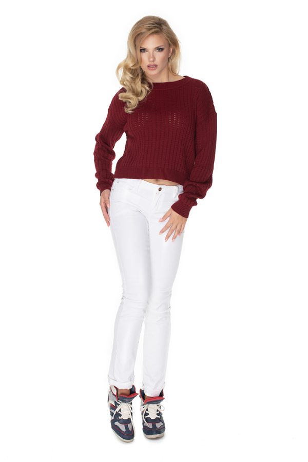 Red Jumper in Sweaters, Pullovers, Jumpers, Turtlenecks, Boleros, Shrugs with Acrylic