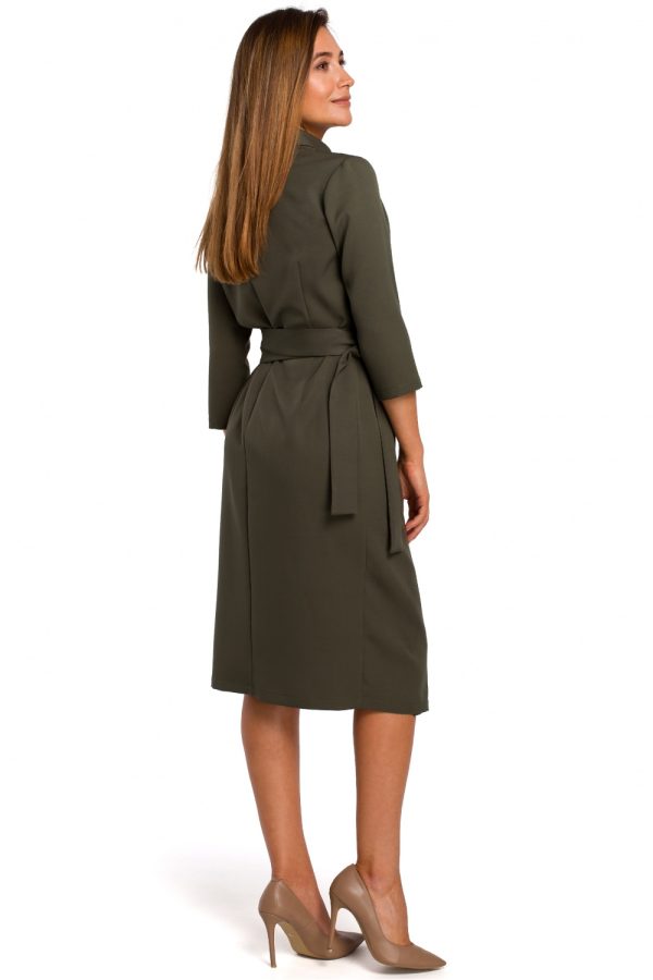 Green Daydress in Day Dresses with Spandex and Polyester