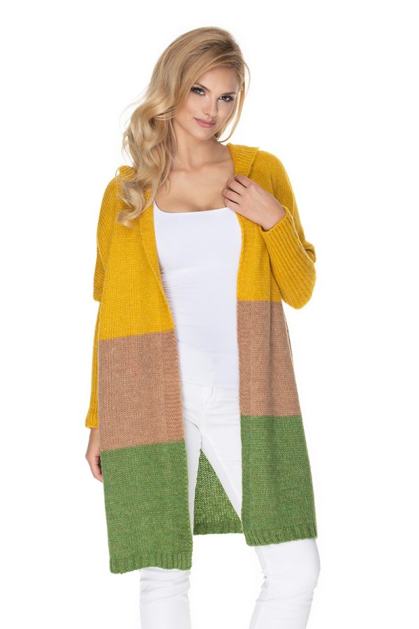 Multicolor Cardigan in Cardigans For Women, Ponchos with Acrylic, Polyamide, Polyester and Wool