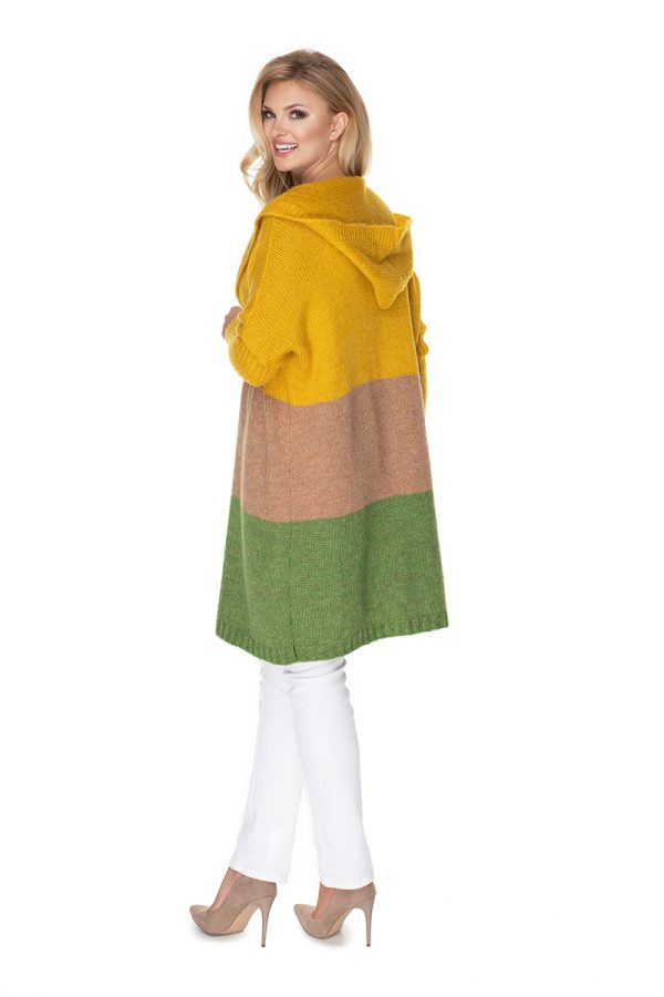 Multicolor Cardigan in Cardigans For Women, Ponchos with Acrylic, Polyamide, Polyester and Wool
