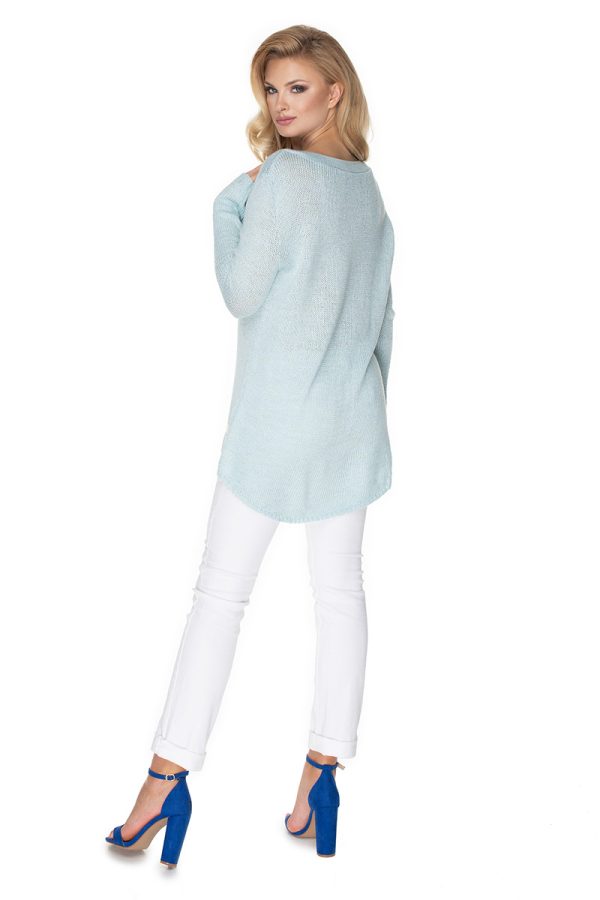 Blue Jumper in Sweaters, Pullovers, Jumpers, Turtlenecks, Boleros, Shrugs with Acrylic, Polyamide and Viscose