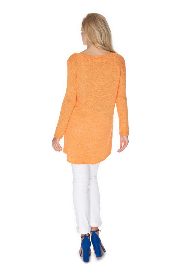 Orange Jumper in Sweaters, Pullovers, Jumpers, Turtlenecks, Boleros, Shrugs with Acrylic, Polyamide and Viscose