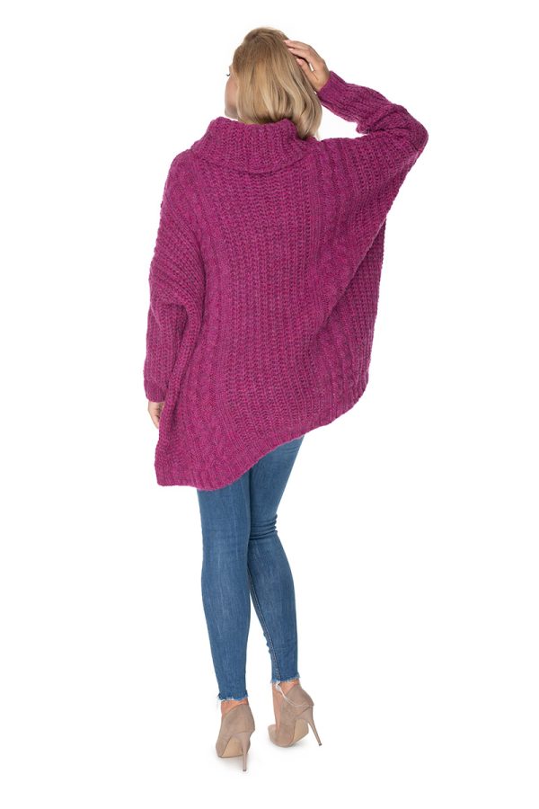 Violet Turtleneck in Sweaters, Pullovers, Jumpers, Turtlenecks, Boleros, Shrugs with Acrylic, Polyamide, Polyester and Wool