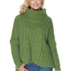 854385 Green Turtleneck in Sweaters, Pullovers, Jumpers, Turtlenecks, Boleros, Shrugs with Acrylic, Polyamide, Polyester and Wool