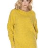 854397 Yellow Jumper in Sweaters, Pullovers, Jumpers, Turtlenecks, Boleros, Shrugs with Acrylic, Polyamide, Polyester and Wool
