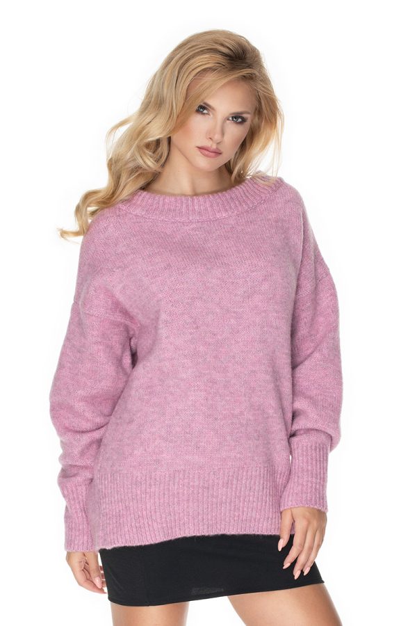 Pink Jumper in Sweaters, Pullovers, Jumpers, Turtlenecks, Boleros, Shrugs with Acrylic, Polyamide, Polyester and Wool