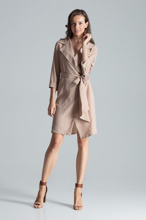 beige Daydress model 135762 Figl