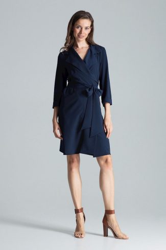 navy blue Daydress model 135763 Figl
