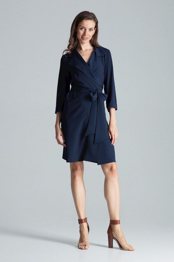 navy blue Daydress model 135763 Figl