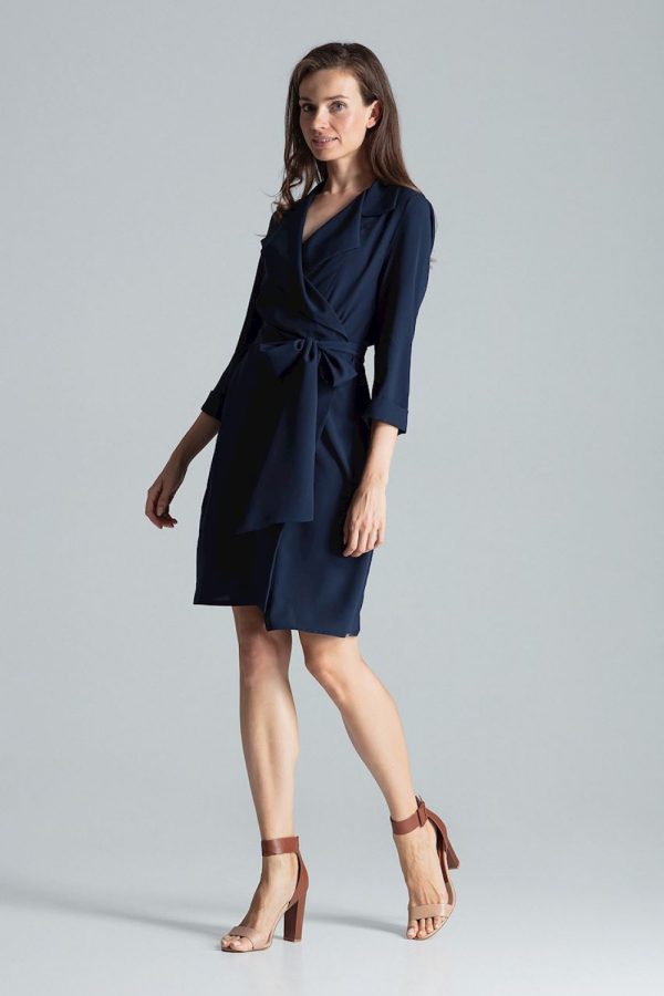 navy blue Daydress model 135763 Figl