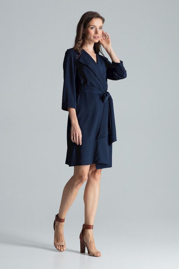 navy blue Daydress model 135763 Figl