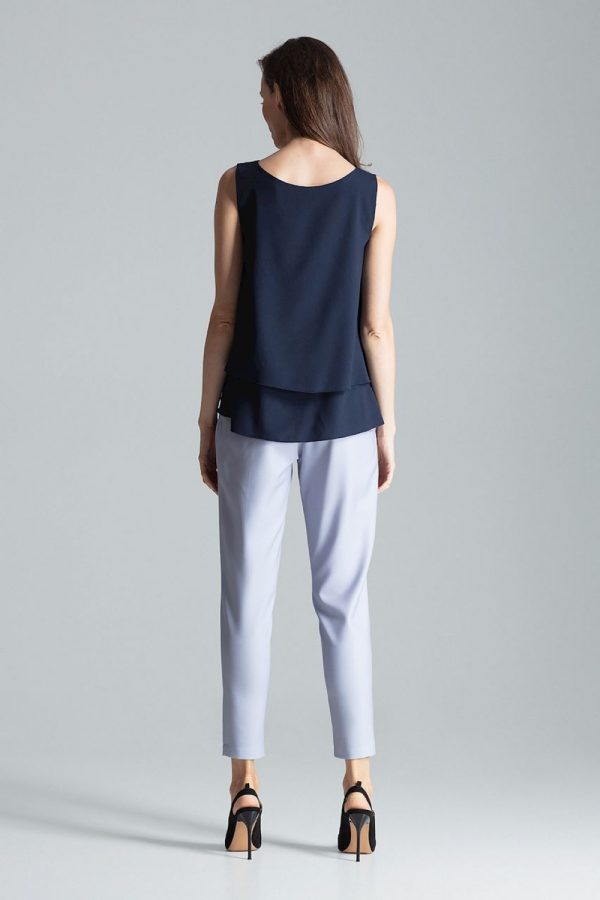 navy blue Blouse model 135767 Figl