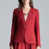 Red Jacket in Jackets, Vests For Women with Polyester