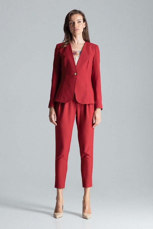 Red Jacket in Jackets, Vests For Women with Polyester