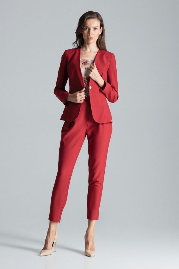Red Jacket in Jackets, Vests For Women with Polyester