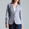 Grey Jacket in Jackets, Vests For Women with Polyester